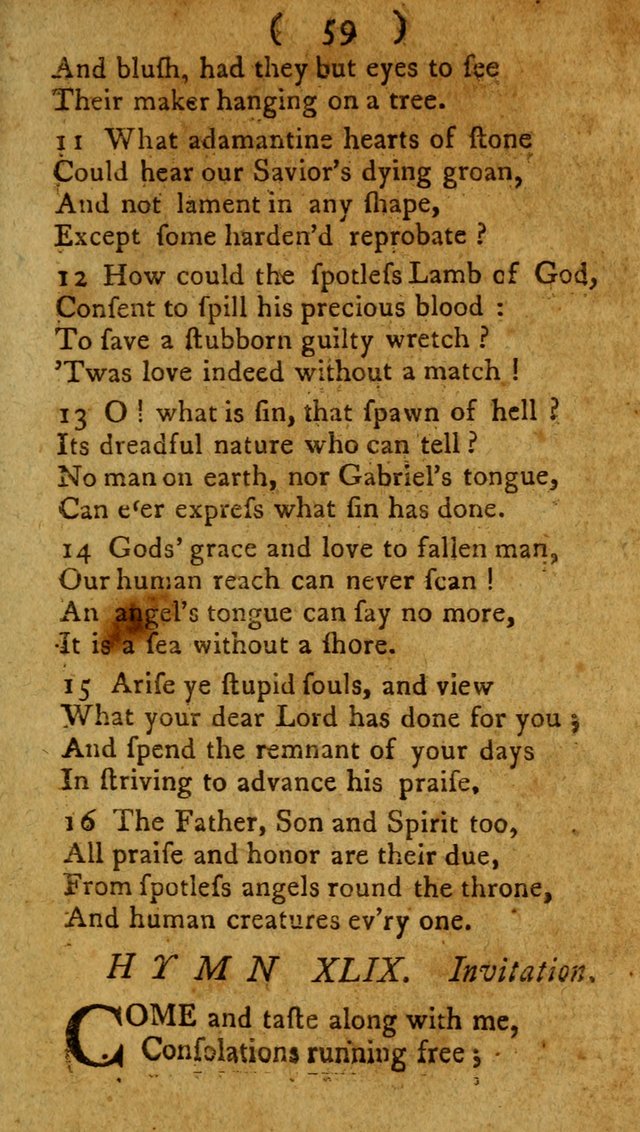 Divine Hymns or Spiritual Songs, for the use of religious assemblies and private Christians: being a collection page 64