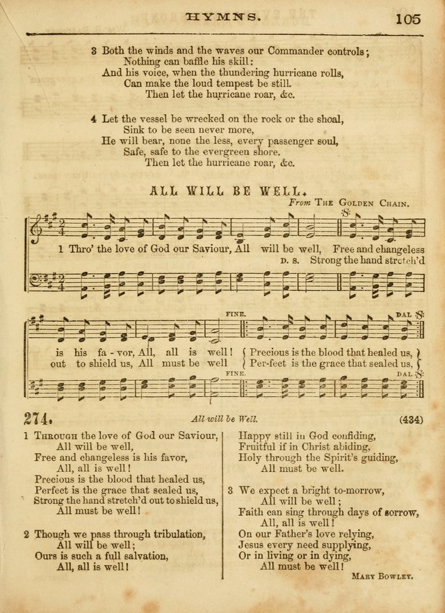 The Devotional Hymn and Tune Book: for social and public worship page 105