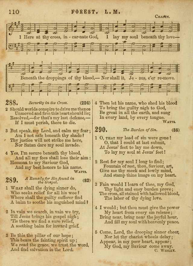 The Devotional Hymn and Tune Book: for social and public worship page 110