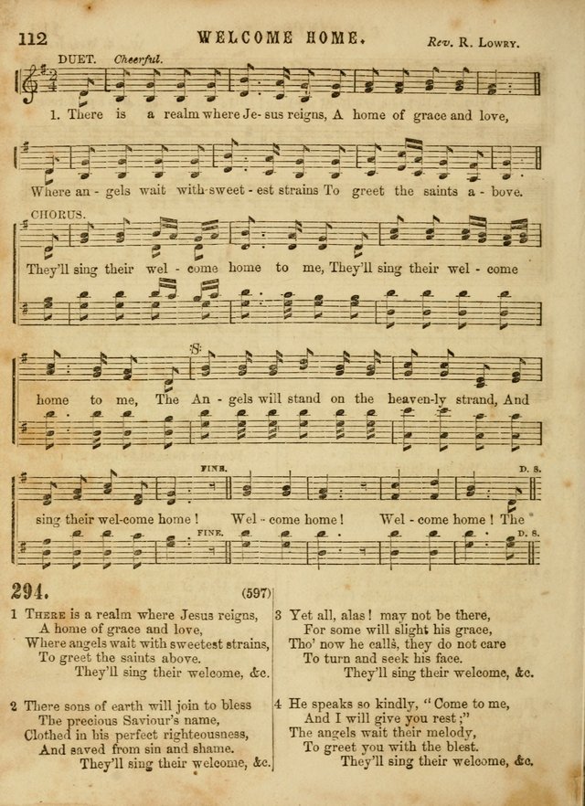 The Devotional Hymn and Tune Book: for social and public worship page 112