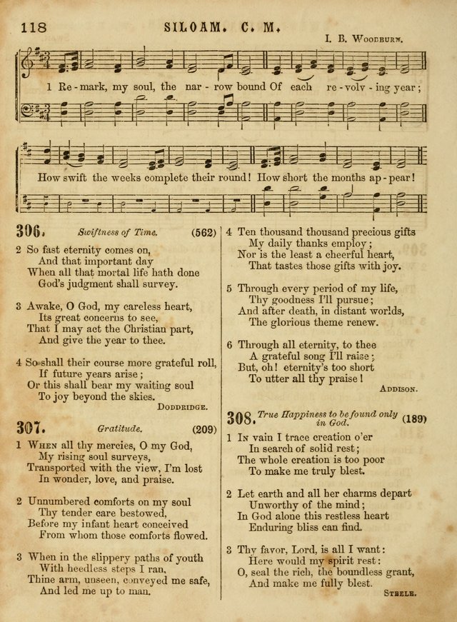 The Devotional Hymn and Tune Book: for social and public worship page 118