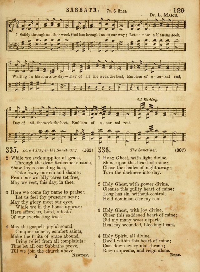 The Devotional Hymn and Tune Book: for social and public worship page 129