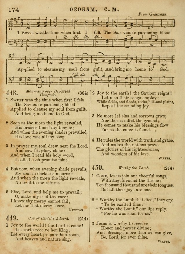 The Devotional Hymn and Tune Book: for social and public worship page 174