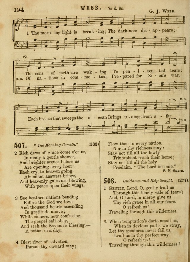 The Devotional Hymn and Tune Book: for social and public worship page 194