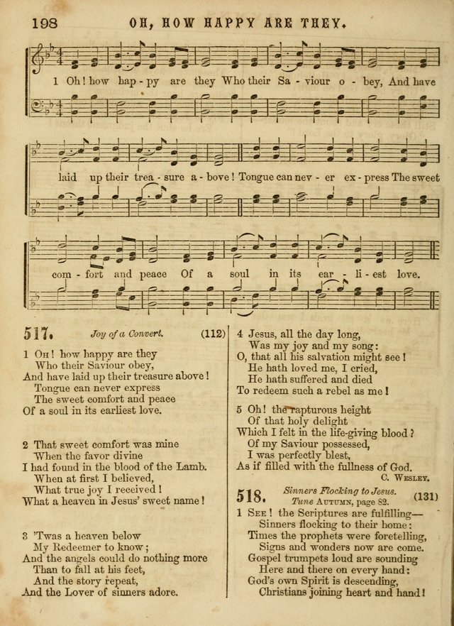 The Devotional Hymn and Tune Book: for social and public worship page 198