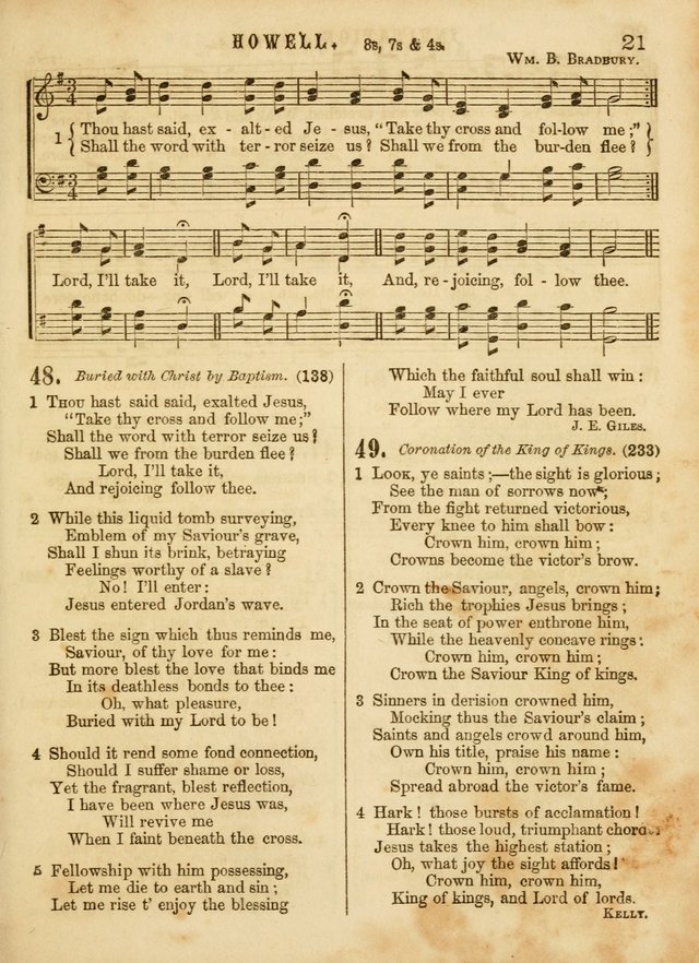 The Devotional Hymn and Tune Book: for social and public worship page 21