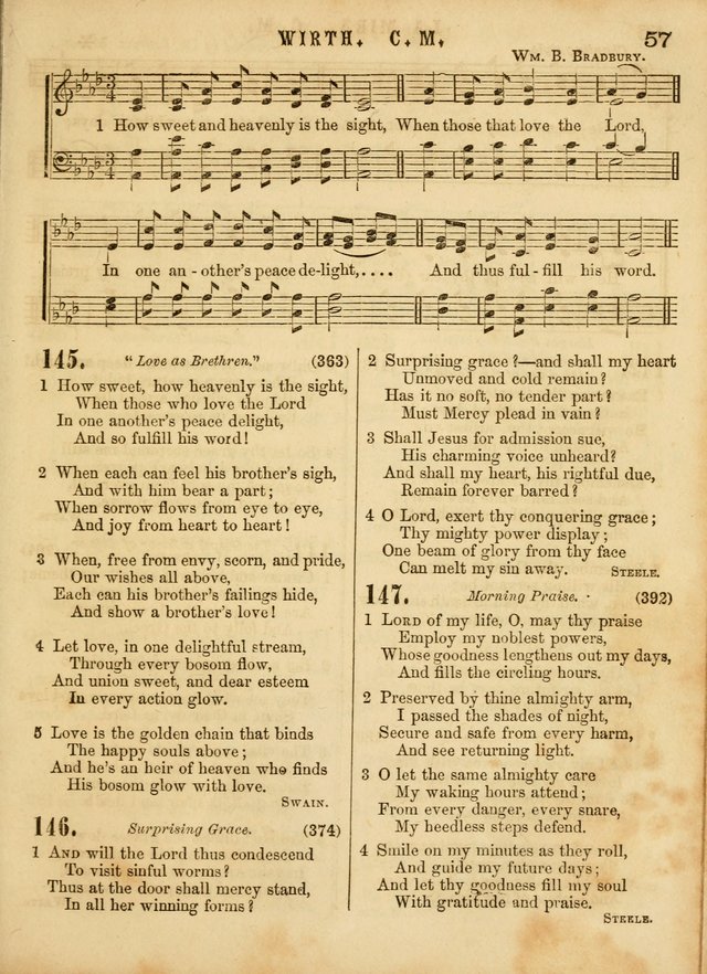 The Devotional Hymn and Tune Book: for social and public worship page 57