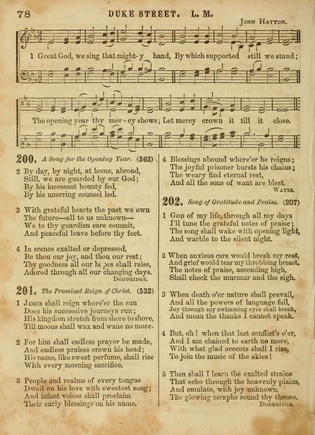 The Devotional Hymn and Tune Book: for social and public worship page 78