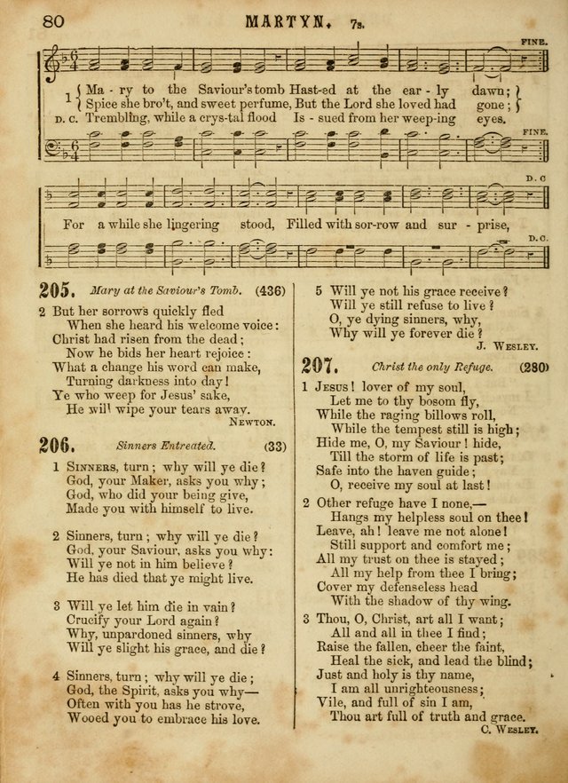 The Devotional Hymn and Tune Book: for social and public worship page 80