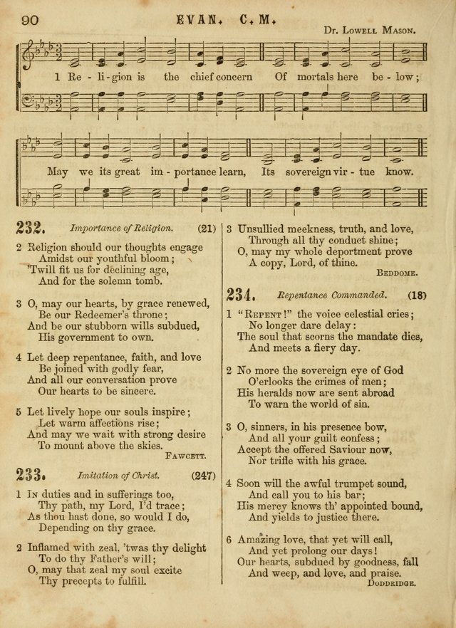 The Devotional Hymn and Tune Book: for social and public worship page 90