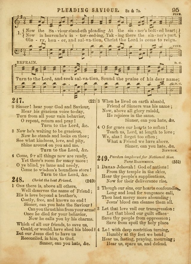 The Devotional Hymn and Tune Book: for social and public worship page 95