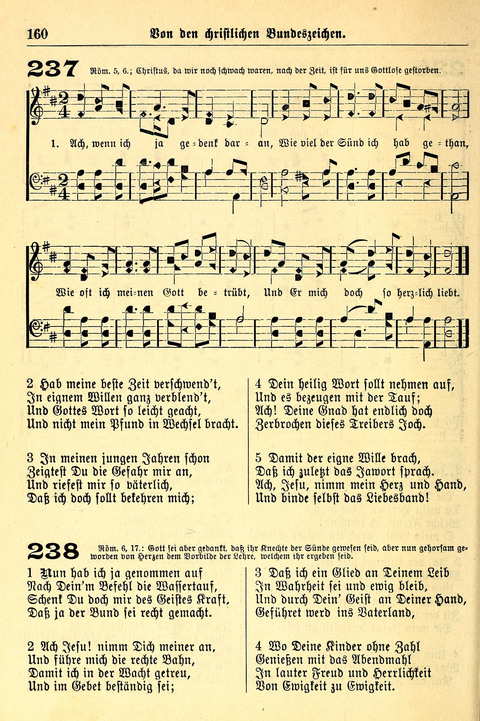 Deutsches Lieder- und Melodienbuch: mit einem Anhang englisher Lieder page 160