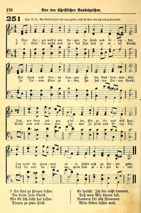 Deutsches Lieder- und Melodienbuch: mit einem Anhang englisher Lieder page 170