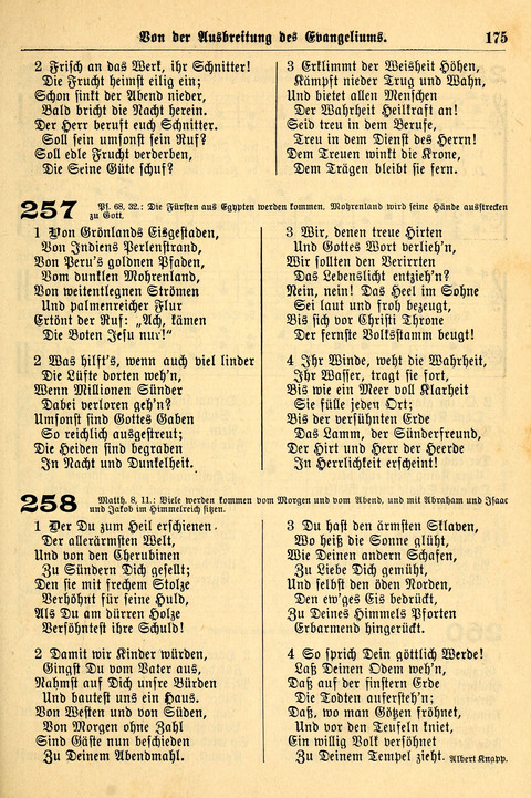 Deutsches Lieder- und Melodienbuch: mit einem Anhang englisher Lieder page 175