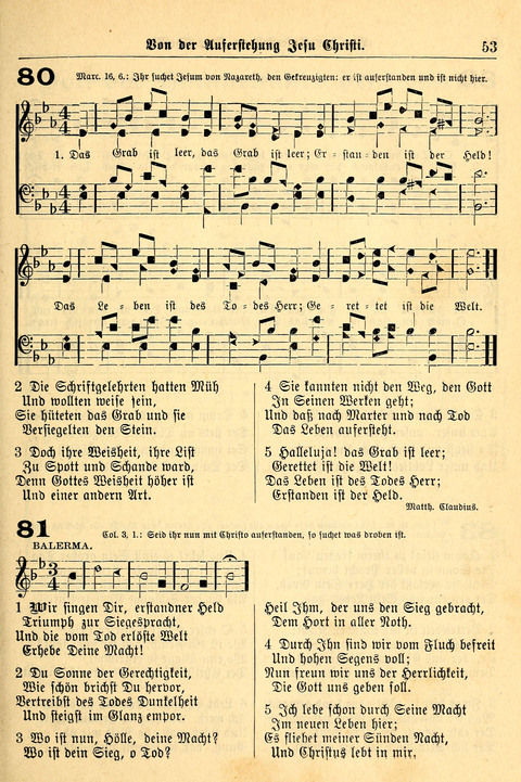 Deutsches Lieder- und Melodienbuch: mit einem Anhang englisher Lieder page 53