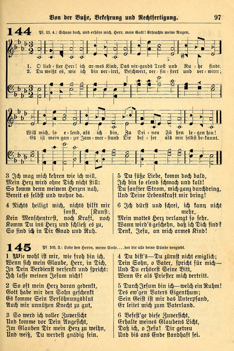 Deutsches Lieder- und Melodienbuch: mit einem Anhang englisher Lieder page 97