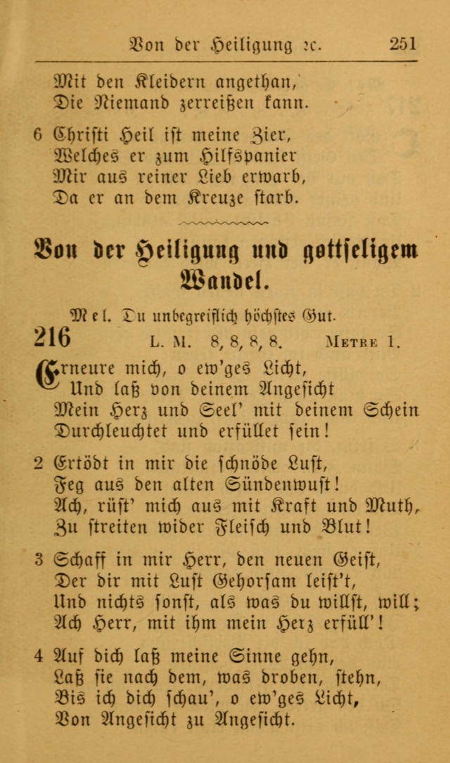 Die allgemeine Lieder-Sammlung zum privat und öffentlichen Gottes-Dienst: mit fleiß zusammengetragen (2nd Aufl.) page 251