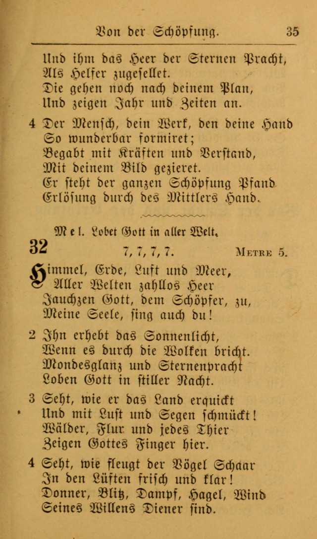 Die allgemeine Lieder-Sammlung zum privat und öffentlichen Gottes-Dienst: mit fleiß zusammengetragen (2nd Aufl.) page 35