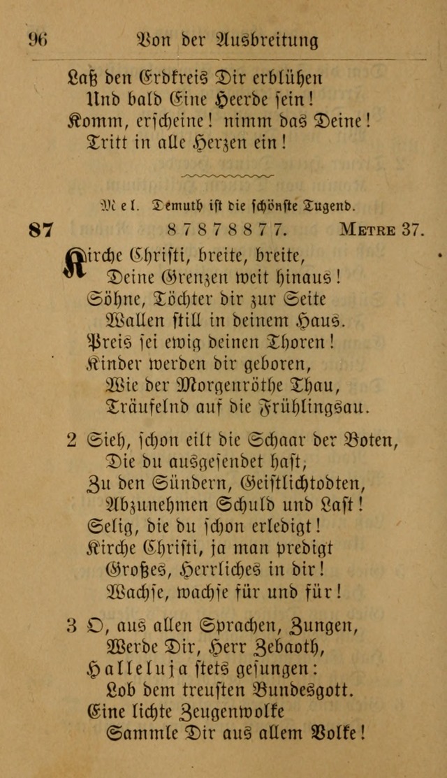 Allgemeine Lieder-Sammlung: zum Gebrauch für den privaten und öffentlichen Gottesdienst. (6th Aufl.) page 102