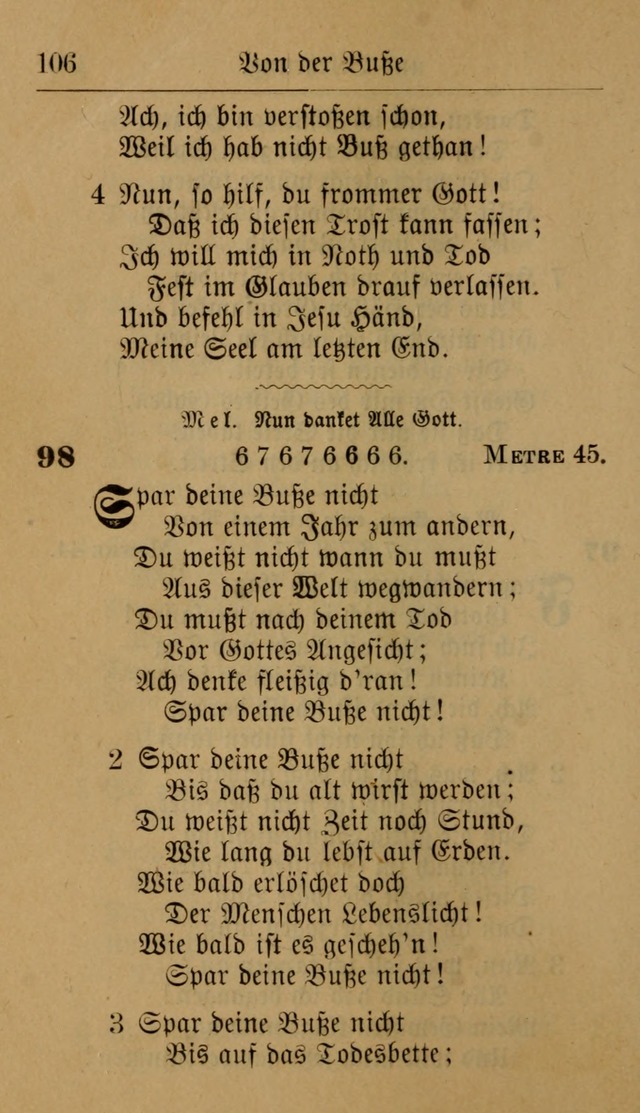 Allgemeine Lieder-Sammlung: zum Gebrauch für den privaten und öffentlichen Gottesdienst. (6th Aufl.) page 112