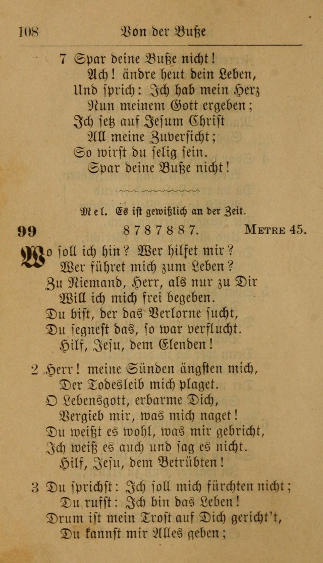 Allgemeine Lieder-Sammlung: zum Gebrauch für den privaten und öffentlichen Gottesdienst. (6th Aufl.) page 114