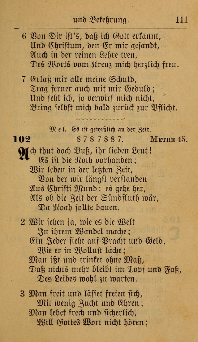 Allgemeine Lieder-Sammlung: zum Gebrauch für den privaten und öffentlichen Gottesdienst. (6th Aufl.) page 117