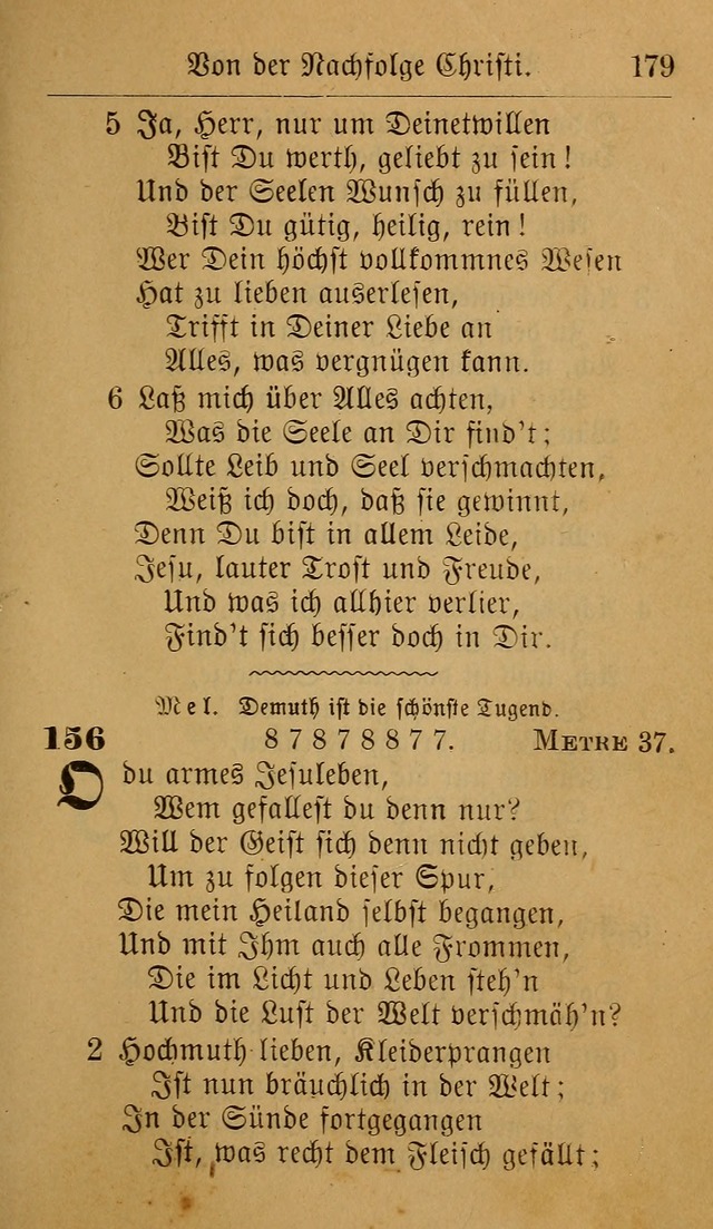 Allgemeine Lieder-Sammlung: zum Gebrauch für den privaten und öffentlichen Gottesdienst. (6th Aufl.) page 185
