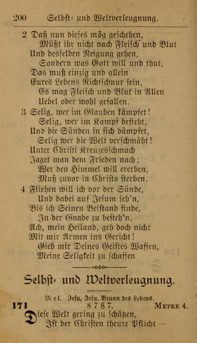 Allgemeine Lieder-Sammlung: zum Gebrauch für den privaten und öffentlichen Gottesdienst. (6th Aufl.) page 206