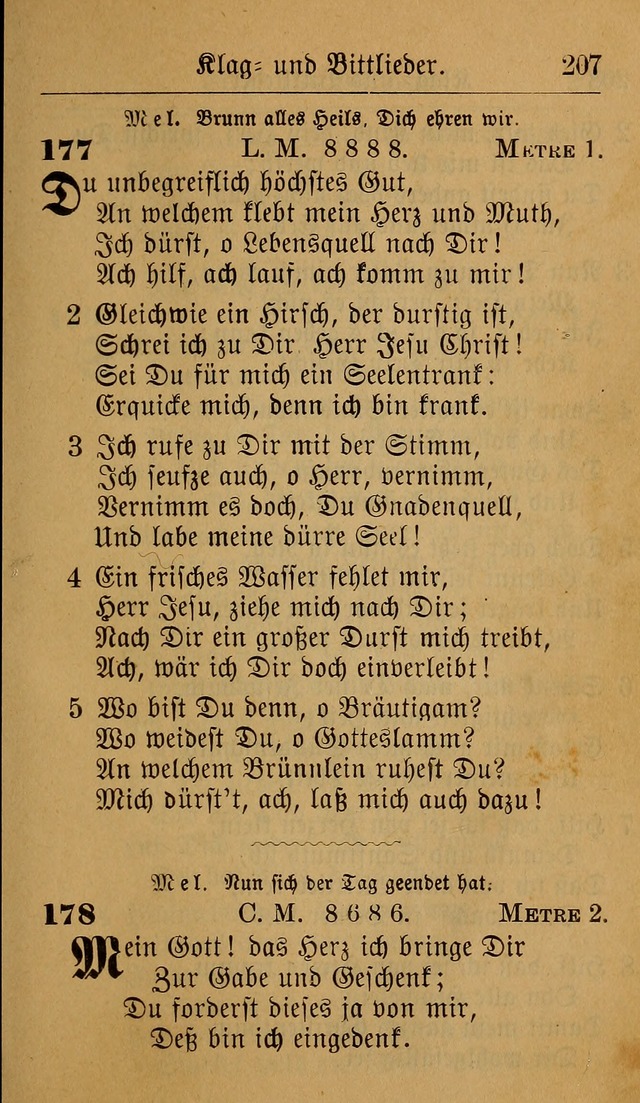Allgemeine Lieder-Sammlung: zum Gebrauch für den privaten und öffentlichen Gottesdienst. (6th Aufl.) page 213