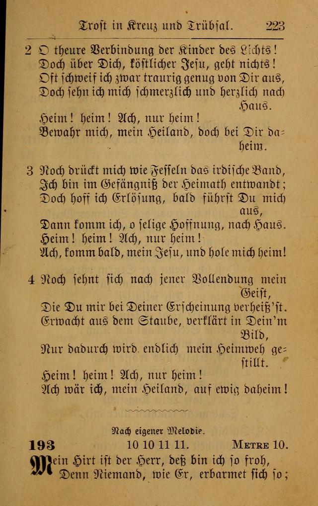 Allgemeine Lieder-Sammlung: zum Gebrauch für den privaten und öffentlichen Gottesdienst. (6th Aufl.) page 229