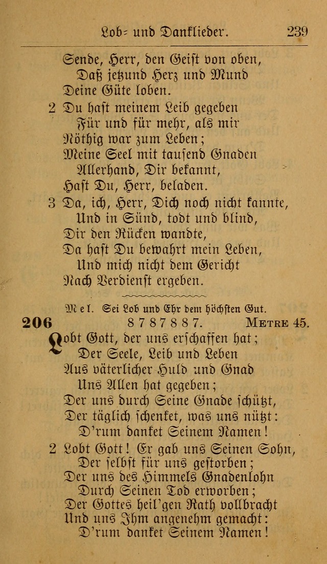 Allgemeine Lieder-Sammlung: zum Gebrauch für den privaten und öffentlichen Gottesdienst. (6th Aufl.) page 245