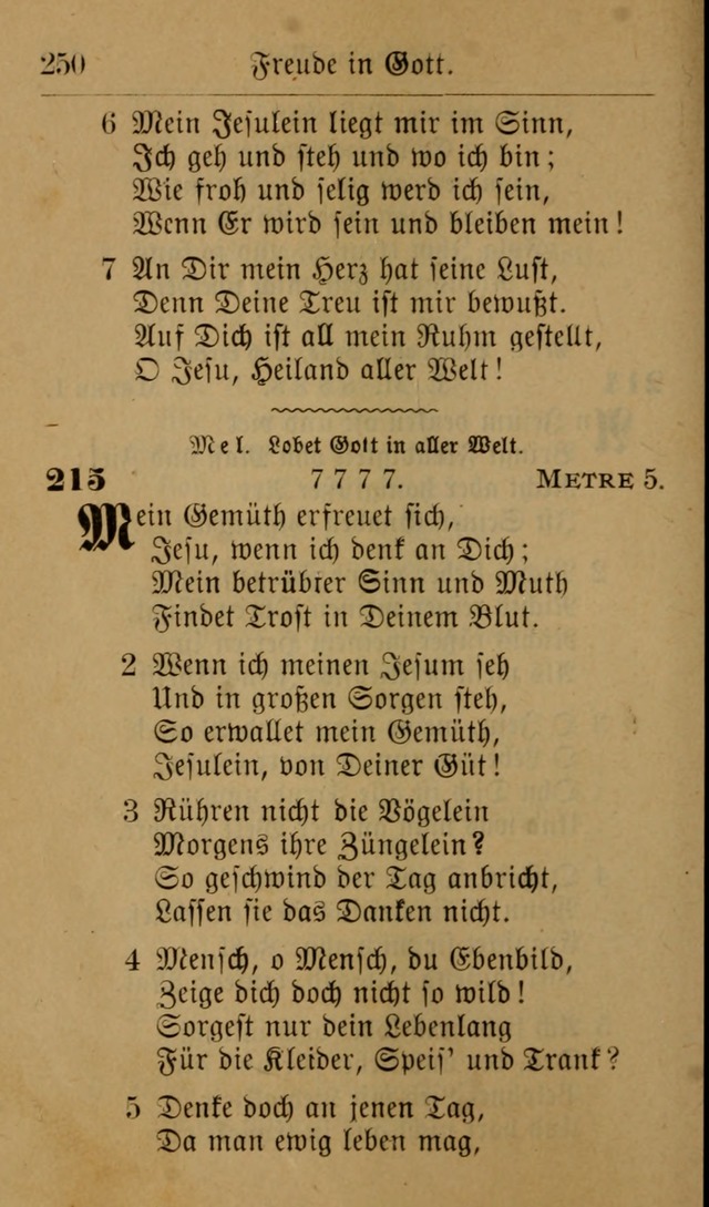 Allgemeine Lieder-Sammlung: zum Gebrauch für den privaten und öffentlichen Gottesdienst. (6th Aufl.) page 256
