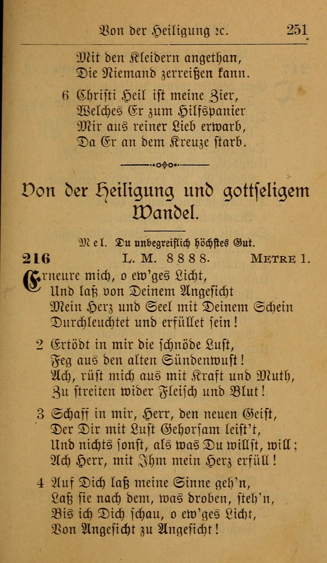Allgemeine Lieder-Sammlung: zum Gebrauch für den privaten und öffentlichen Gottesdienst. (6th Aufl.) page 257