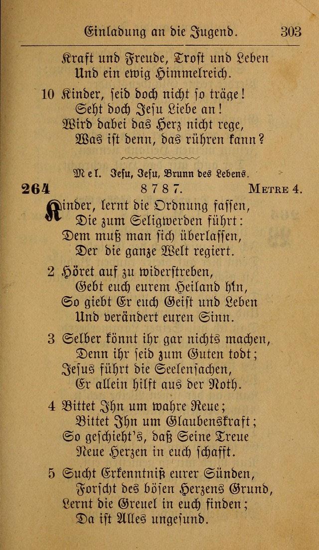Allgemeine Lieder-Sammlung: zum Gebrauch für den privaten und öffentlichen Gottesdienst. (6th Aufl.) page 309