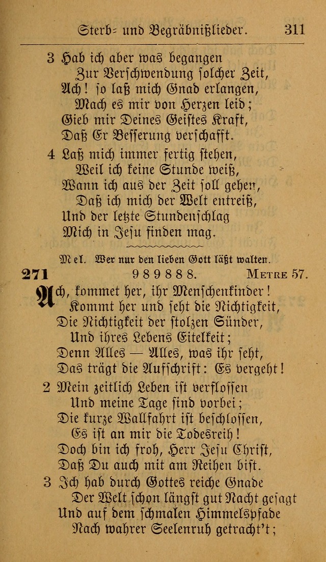 Allgemeine Lieder-Sammlung: zum Gebrauch für den privaten und öffentlichen Gottesdienst. (6th Aufl.) page 317