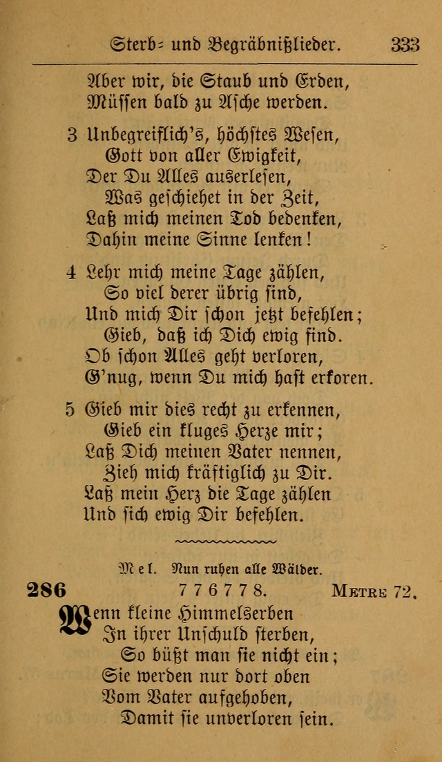 Allgemeine Lieder-Sammlung: zum Gebrauch für den privaten und öffentlichen Gottesdienst. (6th Aufl.) page 339