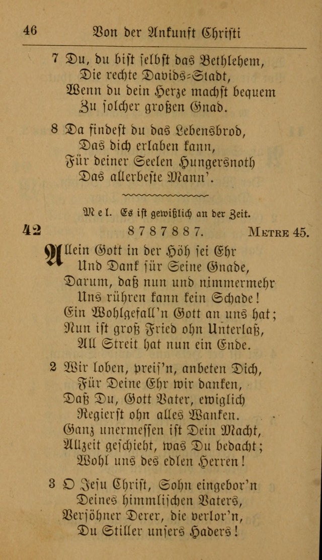 Allgemeine Lieder-Sammlung: zum Gebrauch für den privaten und öffentlichen Gottesdienst. (6th Aufl.) page 50