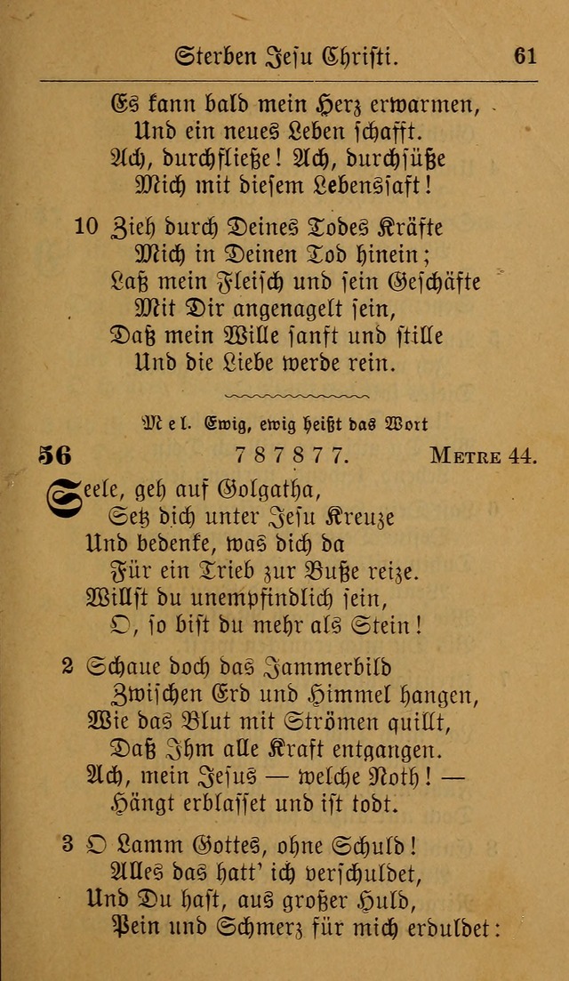 Allgemeine Lieder-Sammlung: zum Gebrauch für den privaten und öffentlichen Gottesdienst. (6th Aufl.) page 65