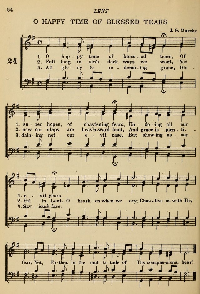 The De La Salle Hymnal: for Catholic schools and choirs page 24