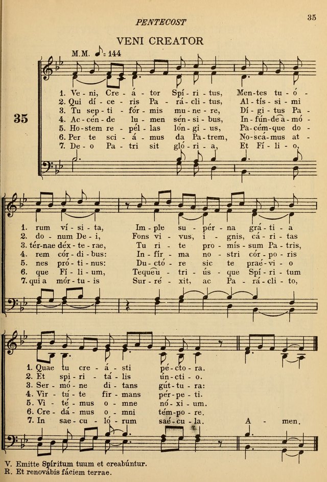 The De La Salle Hymnal: for Catholic schools and choirs page 35