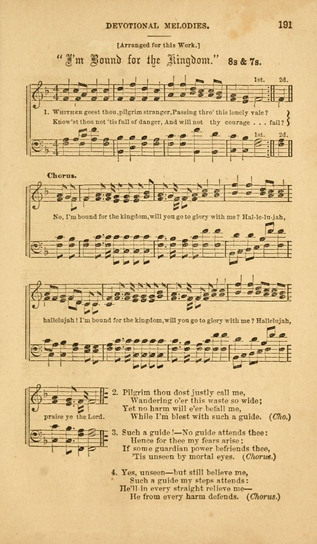 Devotional Melodies: or, a collection of original and selected tunes and hymns, designed for congregational and social worship. (2nd ed.) page 198