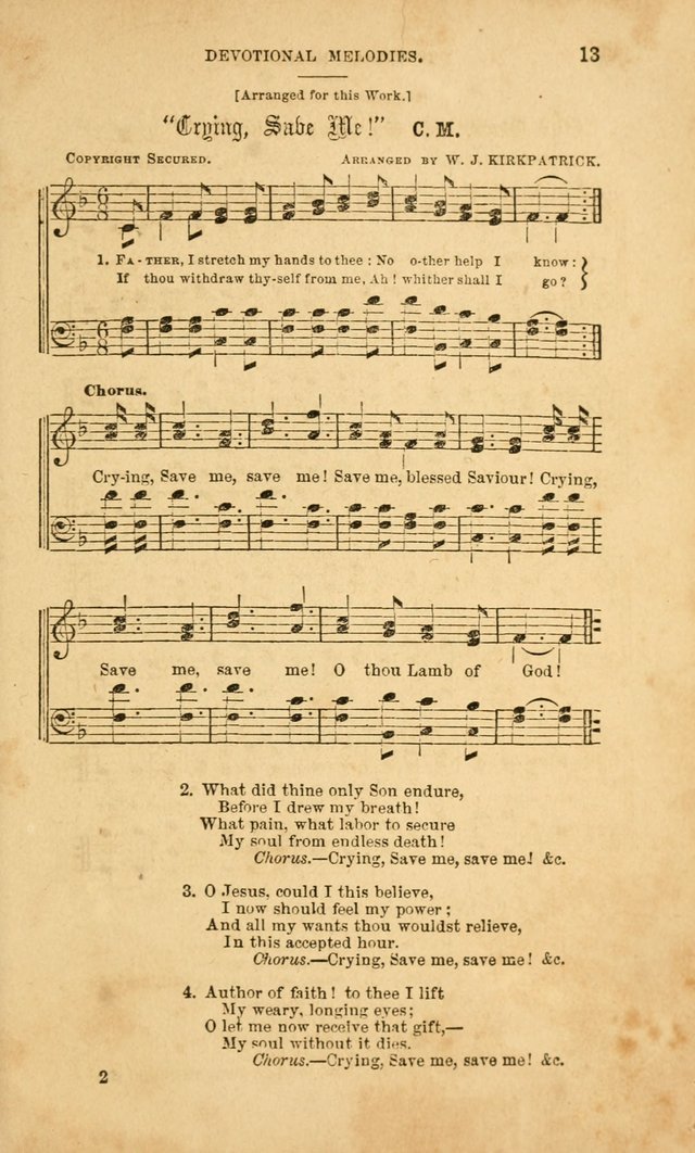 Devotional Melodies: or, a collection of original and selected tunes and hymns, designed for congregational and social worship. (2nd ed.) page 20