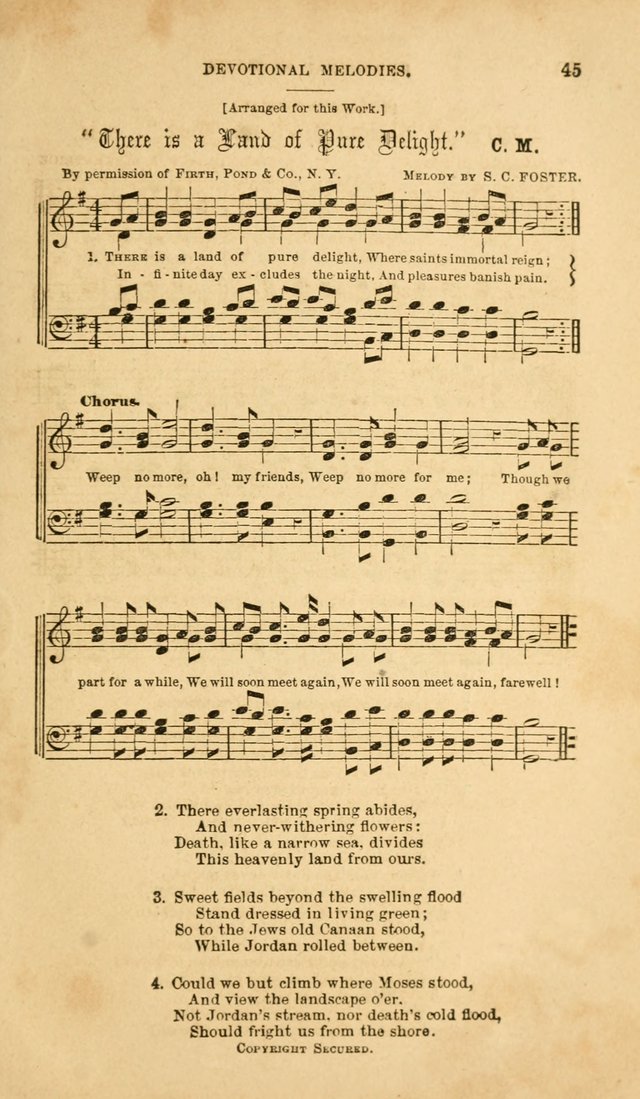 Devotional Melodies: or, a collection of original and selected tunes and hymns, designed for congregational and social worship. (2nd ed.) page 52