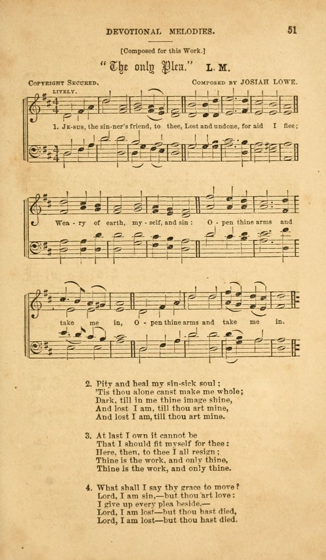 Devotional Melodies: or, a collection of original and selected tunes and hymns, designed for congregational and social worship. (2nd ed.) page 58
