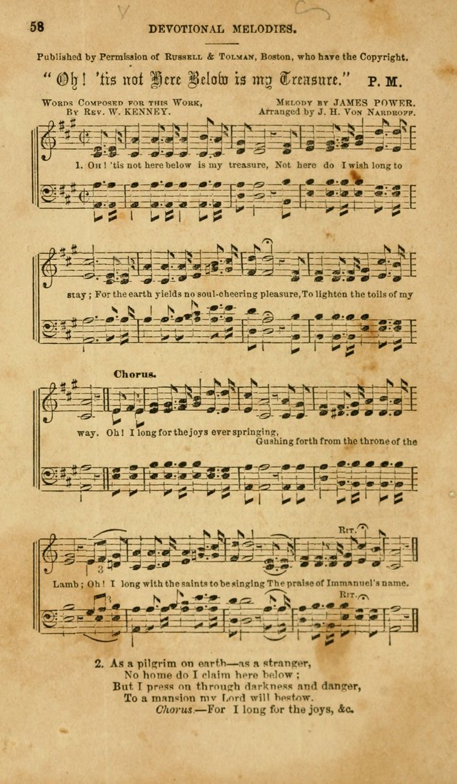Devotional Melodies: or, a collection of original and selected tunes and hymns, designed for congregational and social worship. (2nd ed.) page 65