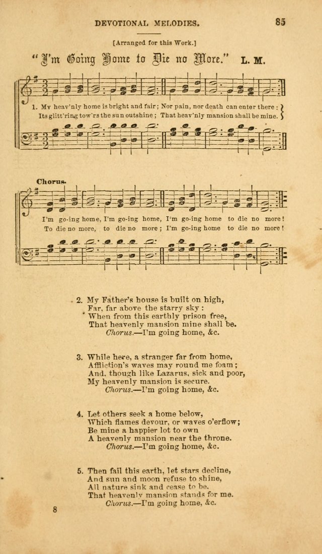Devotional Melodies: or, a collection of original and selected tunes and hymns, designed for congregational and social worship. (2nd ed.) page 92