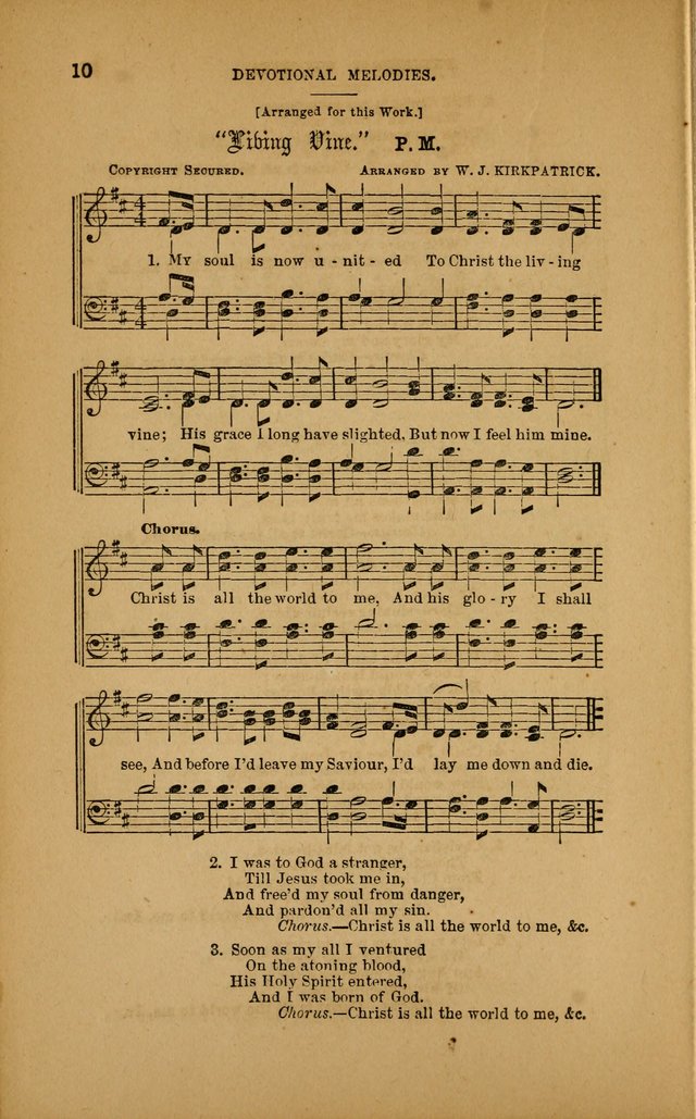 Devotional Melodies; or, a collection of original and selected tunes and hymns, designed for congregational and social worship. (3rd ed.) page 11