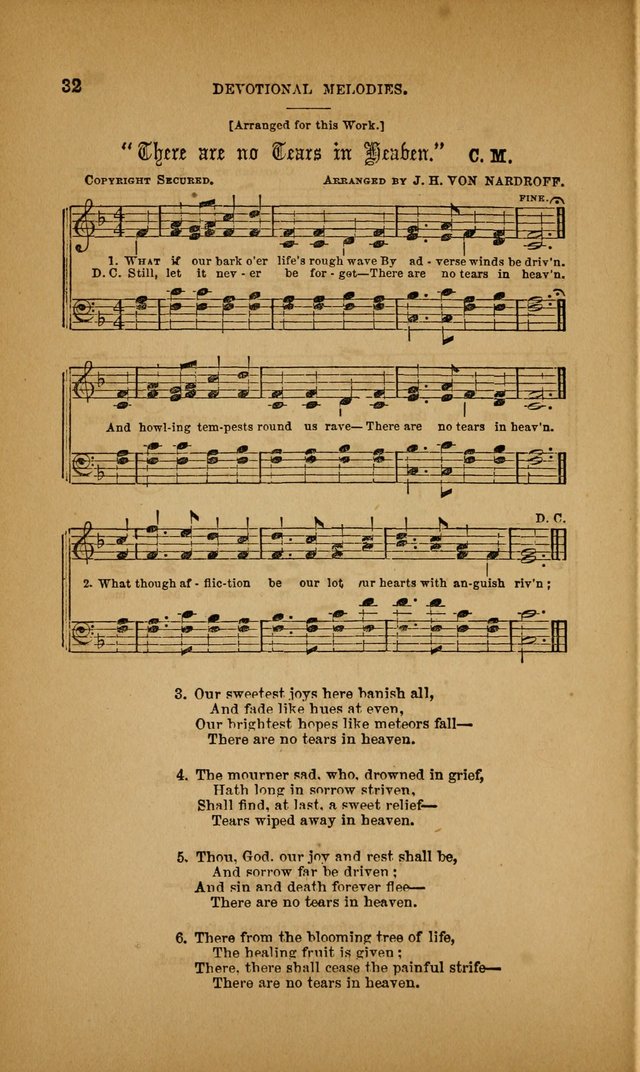 Devotional Melodies; or, a collection of original and selected tunes and hymns, designed for congregational and social worship. (3rd ed.) page 33