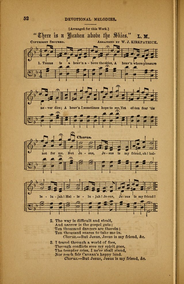 Devotional Melodies; or, a collection of original and selected tunes and hymns, designed for congregational and social worship. (3rd ed.) page 53
