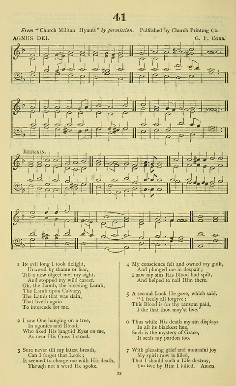 The Durham Mission Tune Book: with supplement, containting one hundred and fifty-nine hymn tunes, chants and litanies for the durham mission hymn-book (2nd ed.) page 32